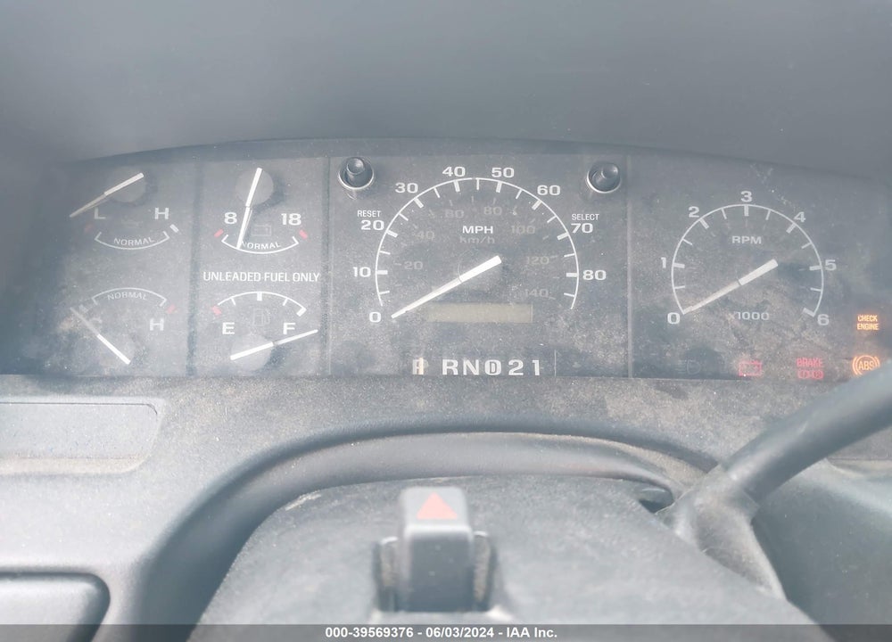 1996 FORD BRONCO U100 VIN: 1FMEU15H2TLA23292