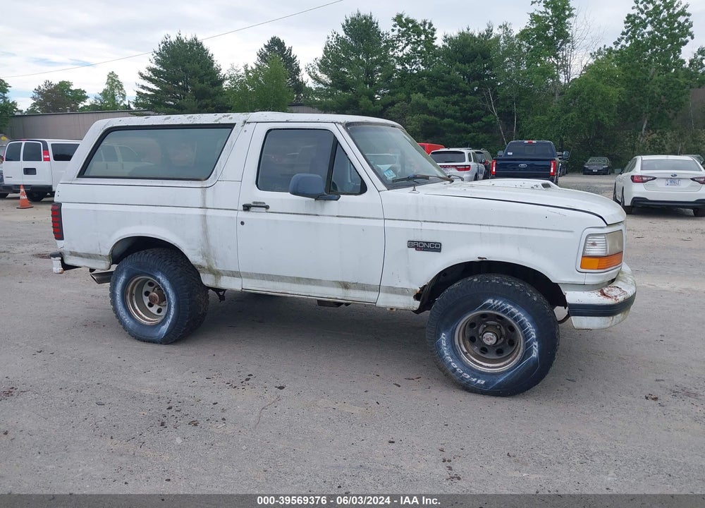 1996 FORD BRONCO U100 VIN: 1FMEU15H2TLA23292