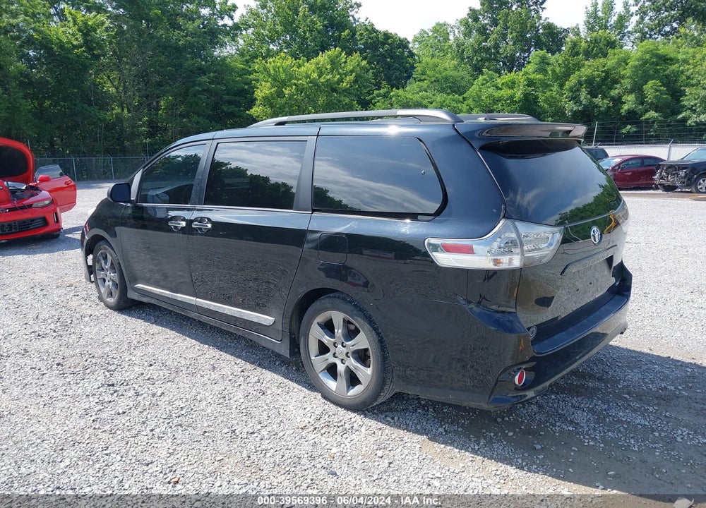 2014 TOYOTA SIENNA SE 8 PASSENGER VIN: 5TDXK3DC6ES456782