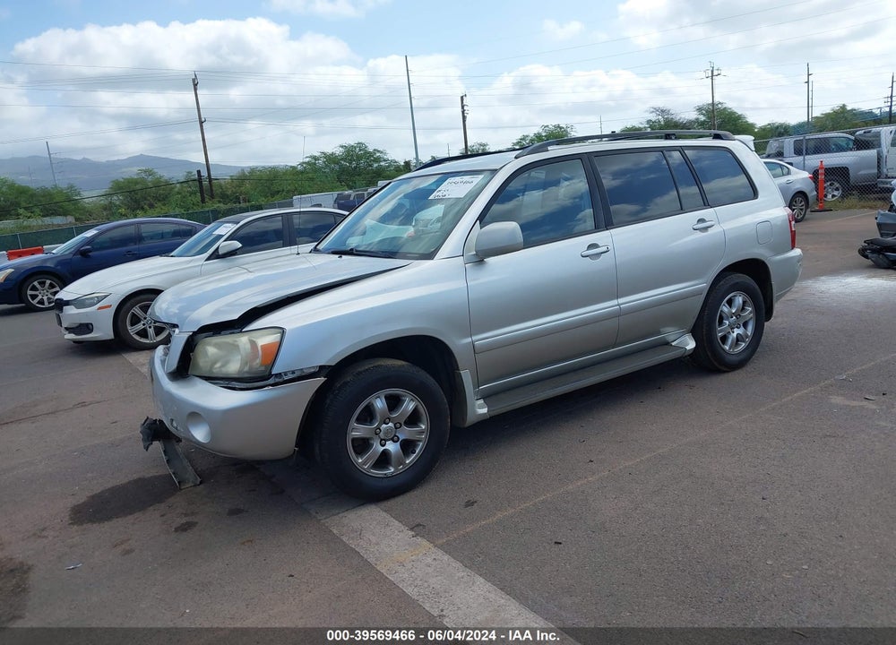 2005 TOYOTA HIGHLANDER LIMITED V6/V6 VIN: JTEGP21A050043320