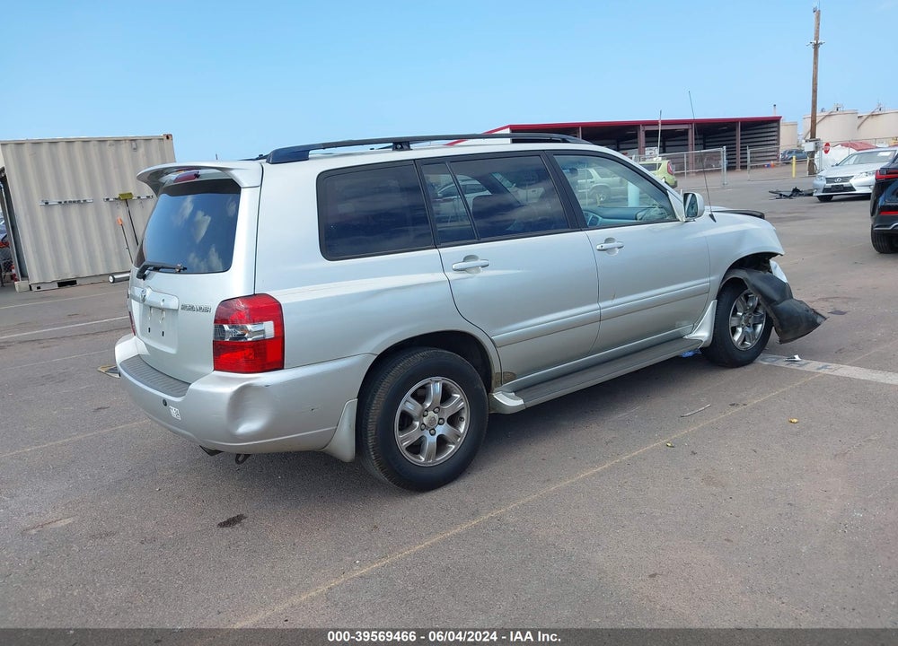 2005 TOYOTA HIGHLANDER LIMITED V6/V6 VIN: JTEGP21A050043320