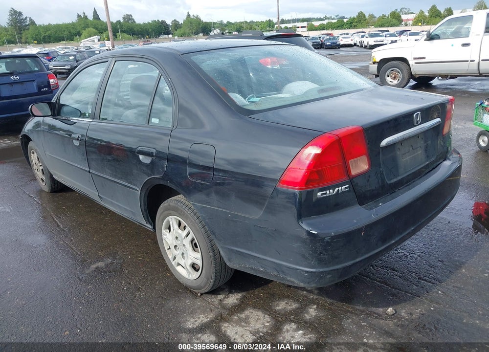 2002 HONDA CIVIC LX VIN: 2HGES15592H581198