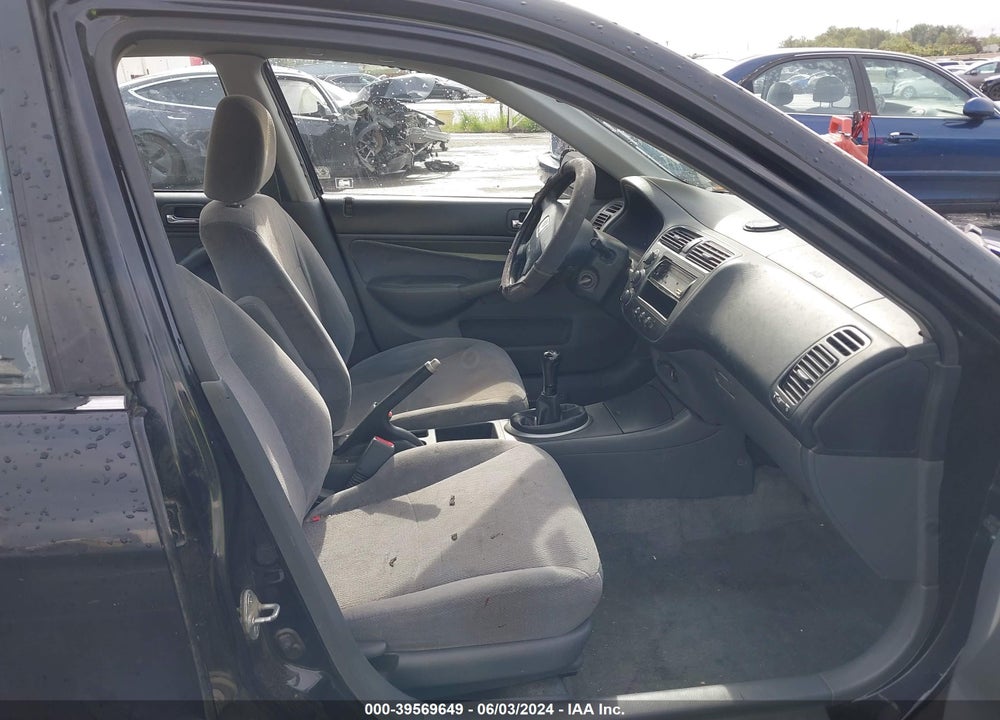 2002 HONDA CIVIC LX VIN: 2HGES15592H581198