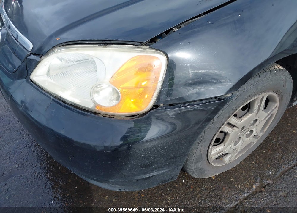 2002 HONDA CIVIC LX VIN: 2HGES15592H581198