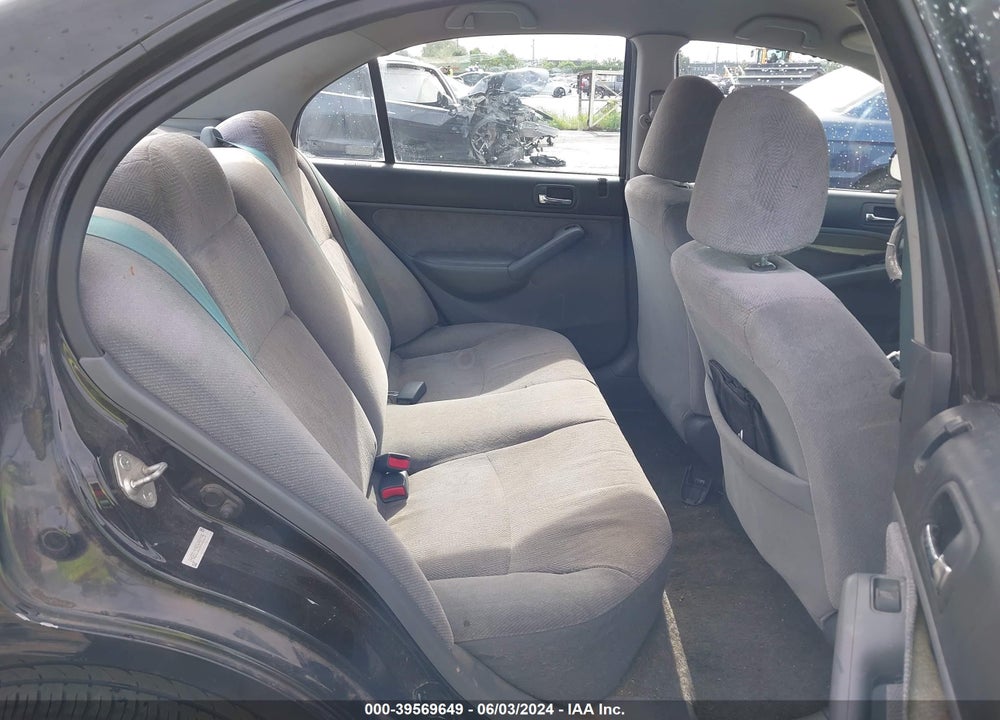 2002 HONDA CIVIC LX VIN: 2HGES15592H581198