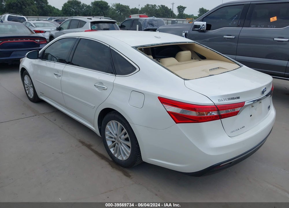 2014 TOYOTA AVALON HYBRID XLE TOURING VIN: 4T1BD1EB7EU019654