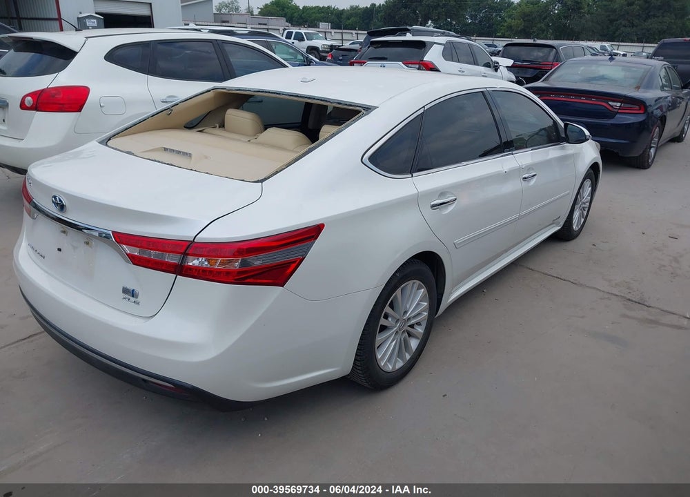 2014 TOYOTA AVALON HYBRID XLE TOURING VIN: 4T1BD1EB7EU019654