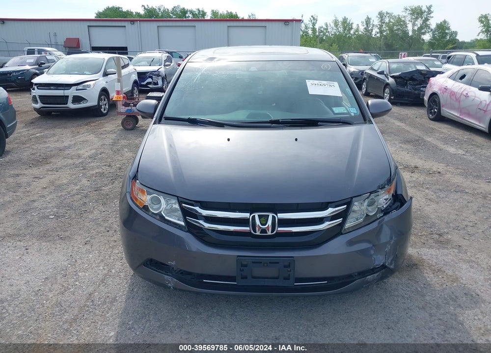 2016 HONDA ODYSSEY EX-L VIN: 5FNRL5H61GB018460