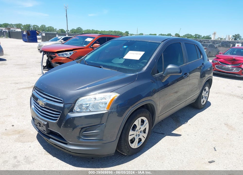 2016 CHEVROLET TRAX 1LS VIN: 3GNCJKSBXGL215054