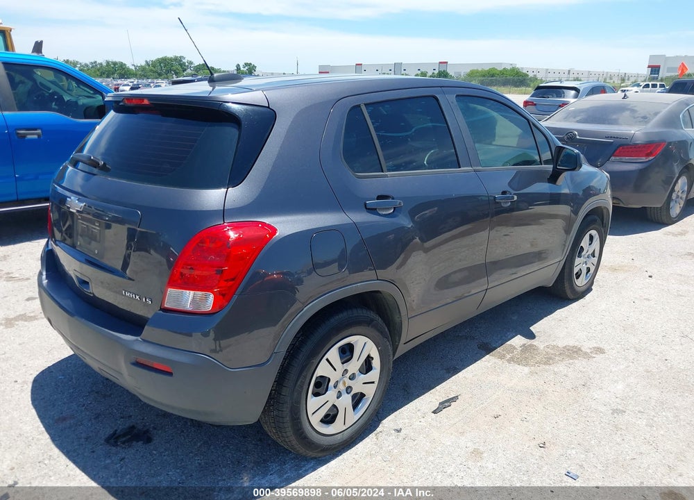 2016 CHEVROLET TRAX 1LS VIN: 3GNCJKSBXGL215054