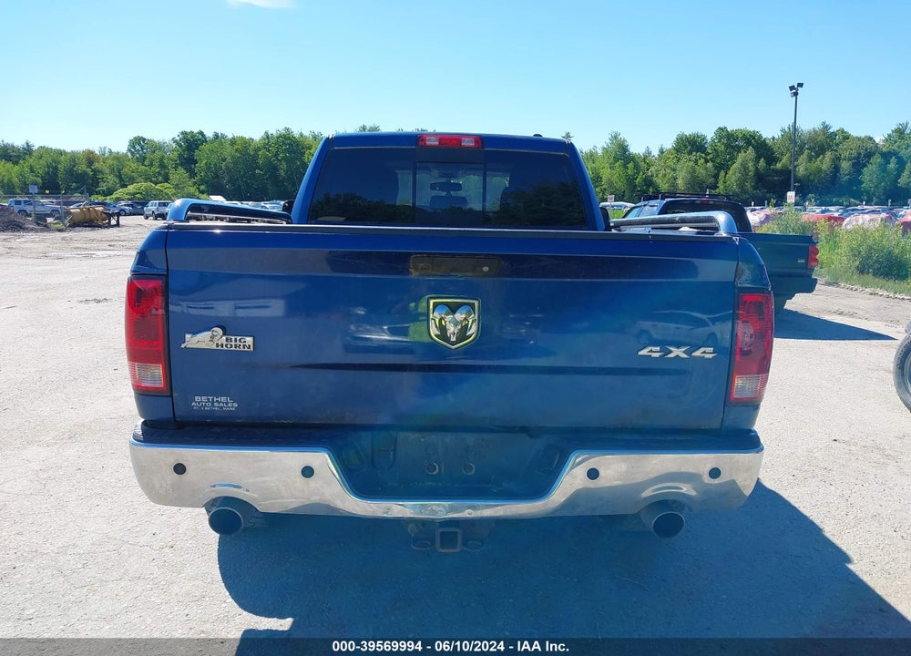 2011 RAM 1500 SLT VIN: 1D7RV1GT0BS509839