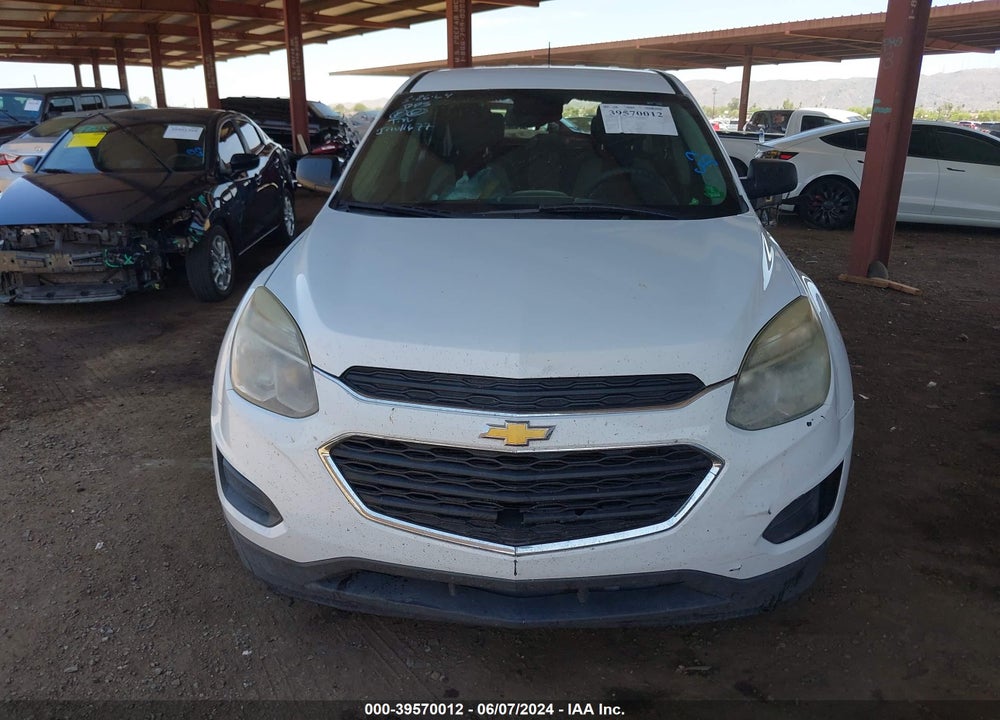 2016 CHEVROLET EQUINOX LS VIN: 2GNALBEK6G1161010