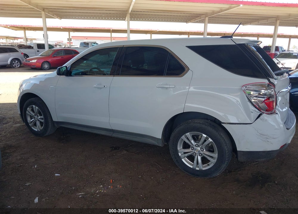 2016 CHEVROLET EQUINOX LS VIN: 2GNALBEK6G1161010