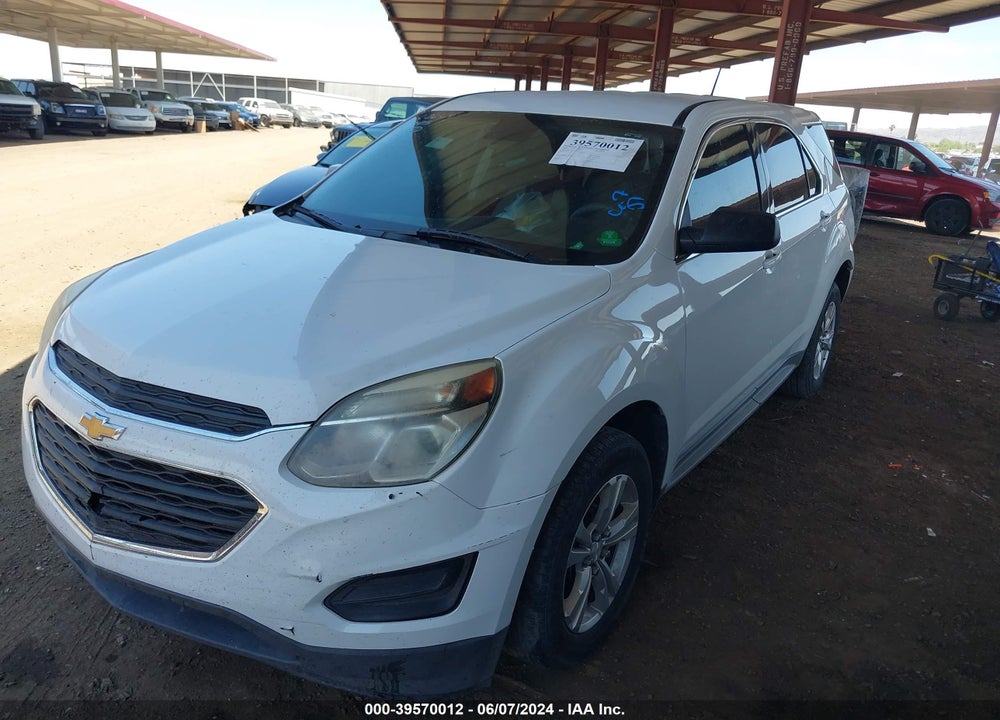 2016 CHEVROLET EQUINOX LS VIN: 2GNALBEK6G1161010