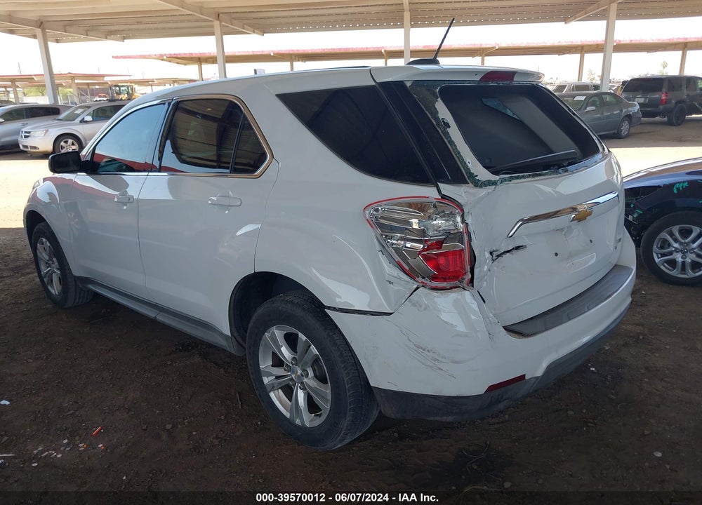 2016 CHEVROLET EQUINOX LS VIN: 2GNALBEK6G1161010