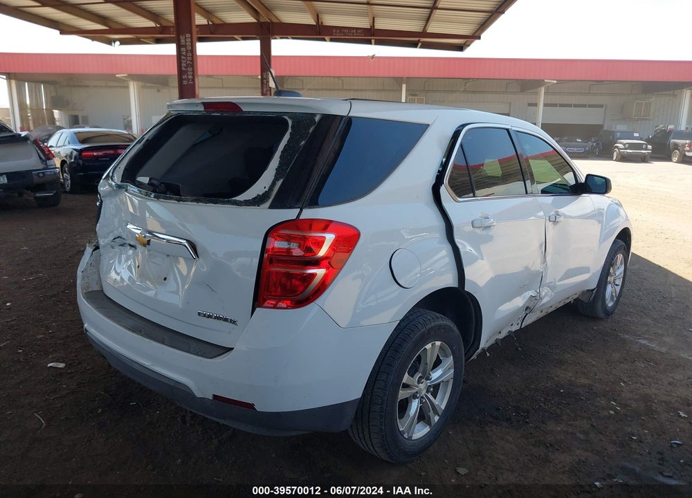 2016 CHEVROLET EQUINOX LS VIN: 2GNALBEK6G1161010
