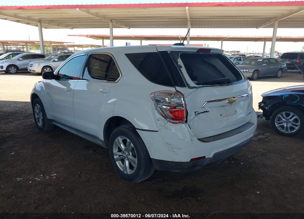 2016 CHEVROLET EQUINOX LS VIN: 2GNALBEK6G1161010