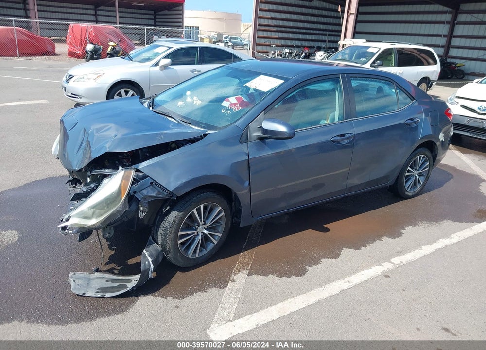 2016 TOYOTA COROLLA LE VIN: 5YFBURHE7GP447457