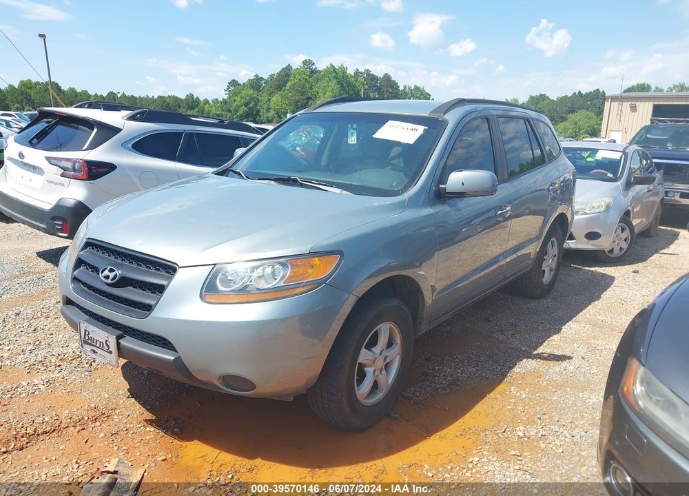 2008 HYUNDAI SANTA FE GLS VIN: 5NMSG13D78H201138