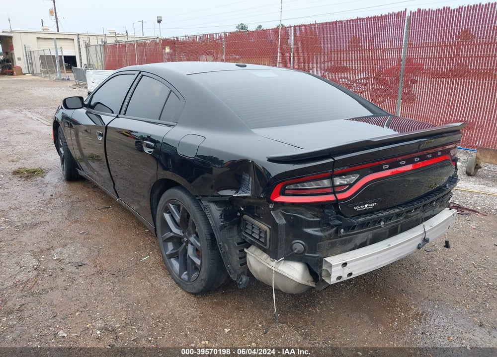 2019 DODGE CHARGER SXT RWD VIN: 2C3CDXBG4KH588394