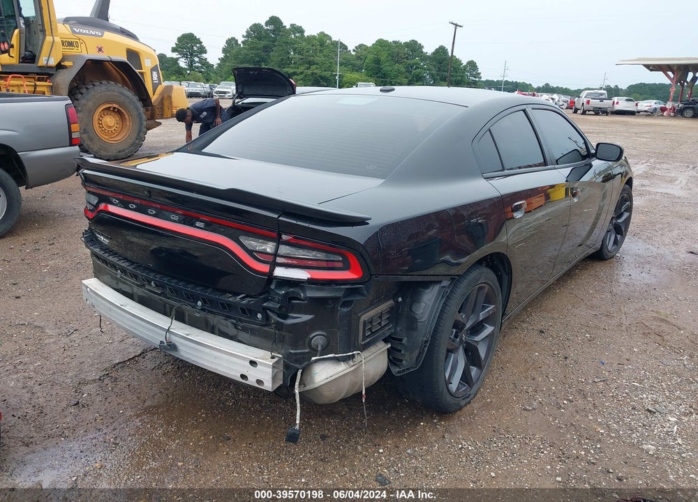 2019 DODGE CHARGER SXT RWD VIN: 2C3CDXBG4KH588394