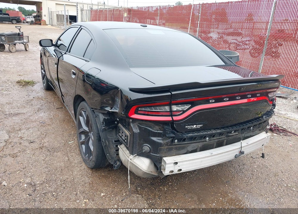 2019 DODGE CHARGER SXT RWD VIN: 2C3CDXBG4KH588394