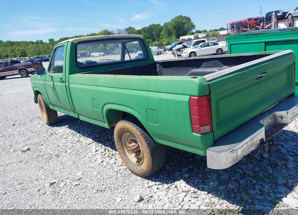 1986 FORD F250 VIN: 1FTHF2514GNA76090