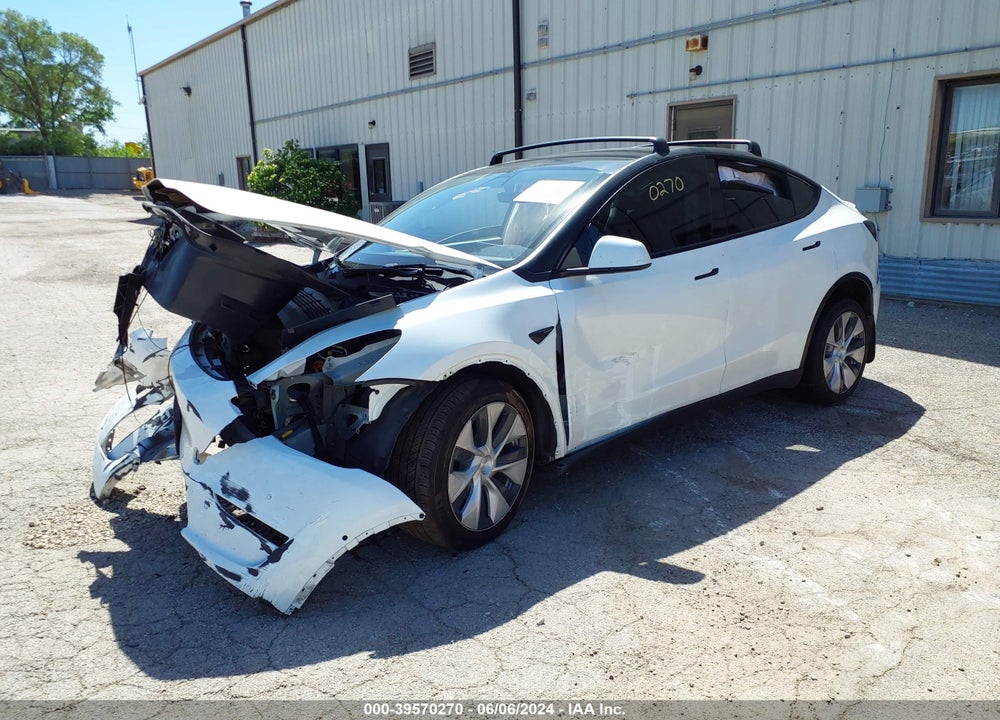 2021 TESLA MODEL Y LONG RANGE DUAL MOTOR ALL-WHEEL DRIVE VIN: 5YJYGDEE7MF279867