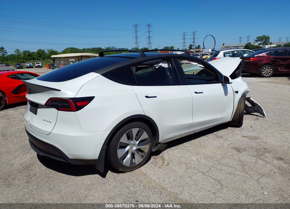 2021 TESLA MODEL Y LONG RANGE DUAL MOTOR ALL-WHEEL DRIVE VIN: 5YJYGDEE7MF279867