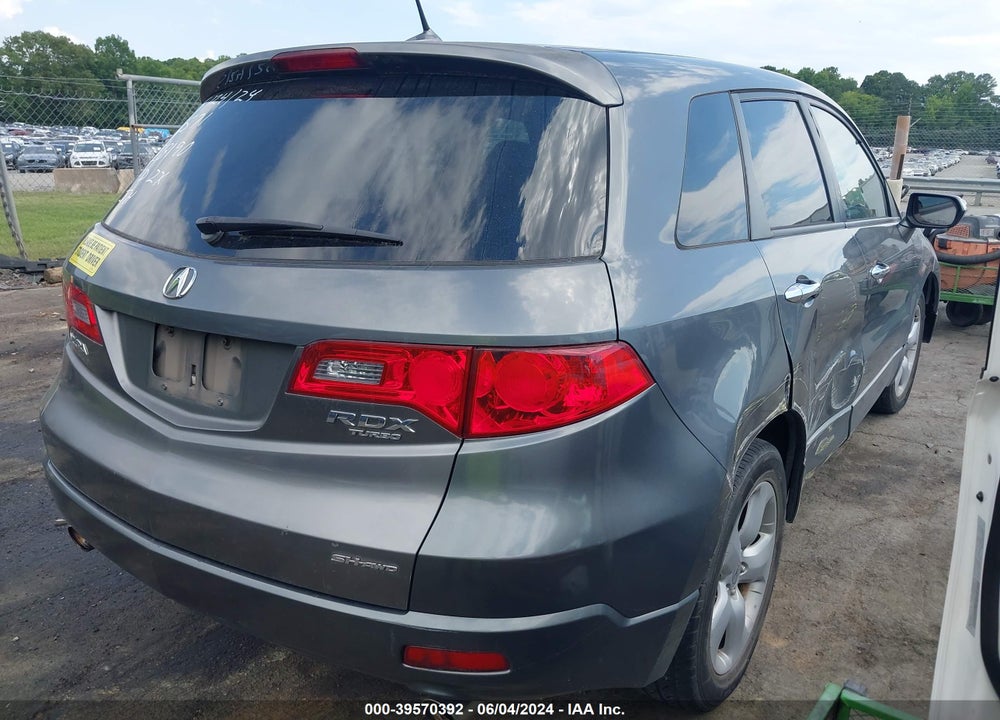 2008 ACURA RDX VIN: 5J8TB18278A007571