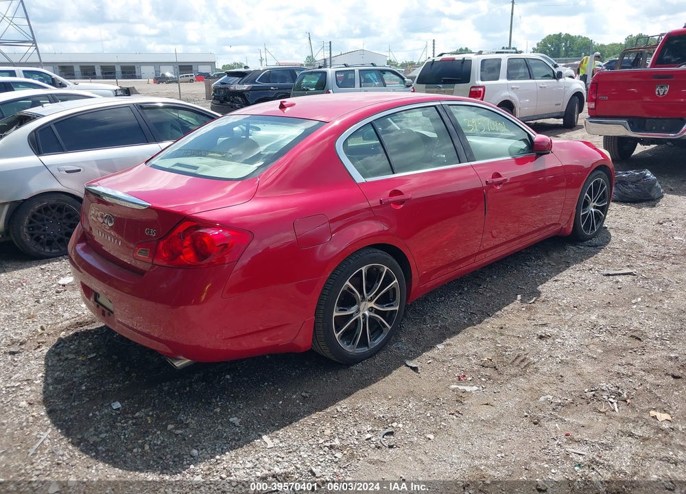 2008 INFINITI G35 JOURNEY VIN: JNKBV61EX8M205562