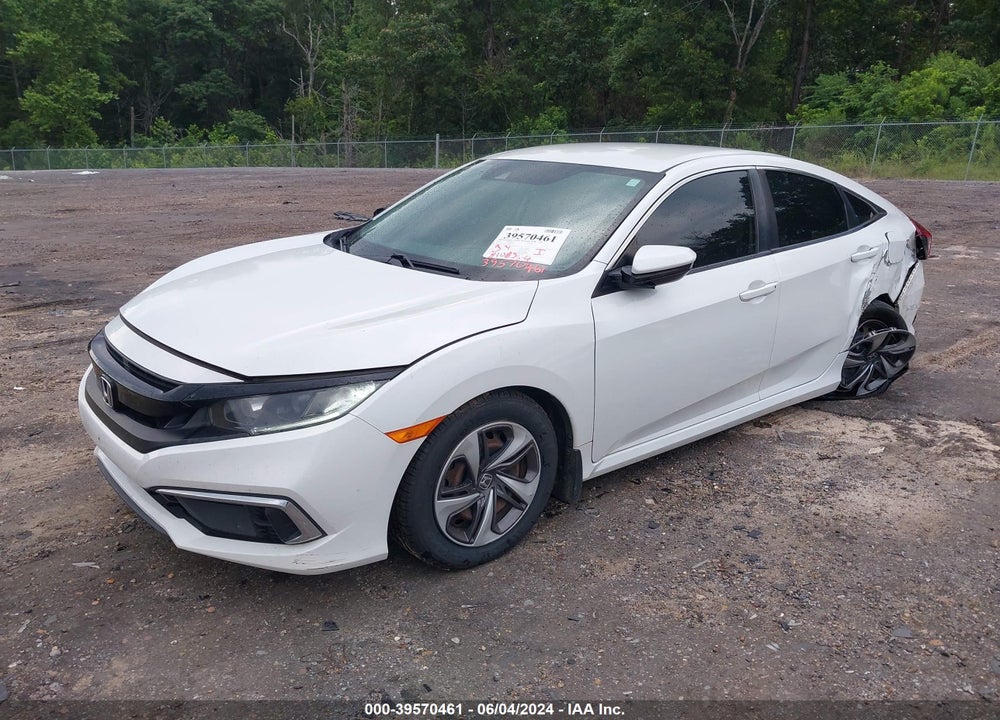 2019 HONDA CIVIC LX VIN: 19XFC2F65KE008999