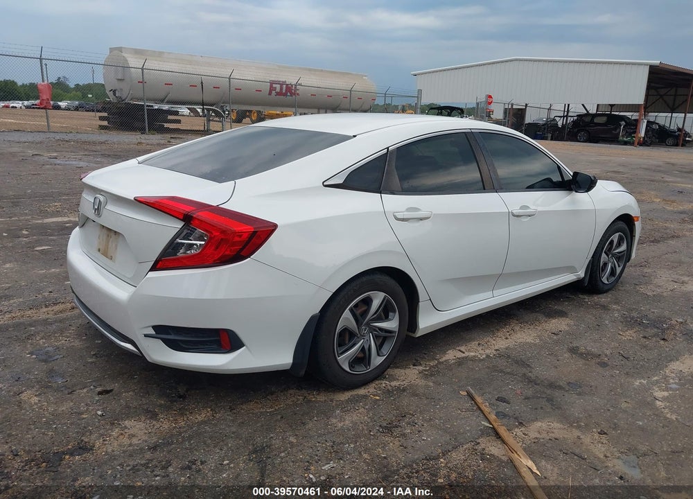 2019 HONDA CIVIC LX VIN: 19XFC2F65KE008999