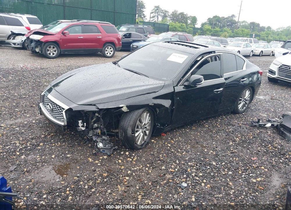 2021 INFINITI Q50 LUXE AWD VIN: JN1EV7BRXMM752656