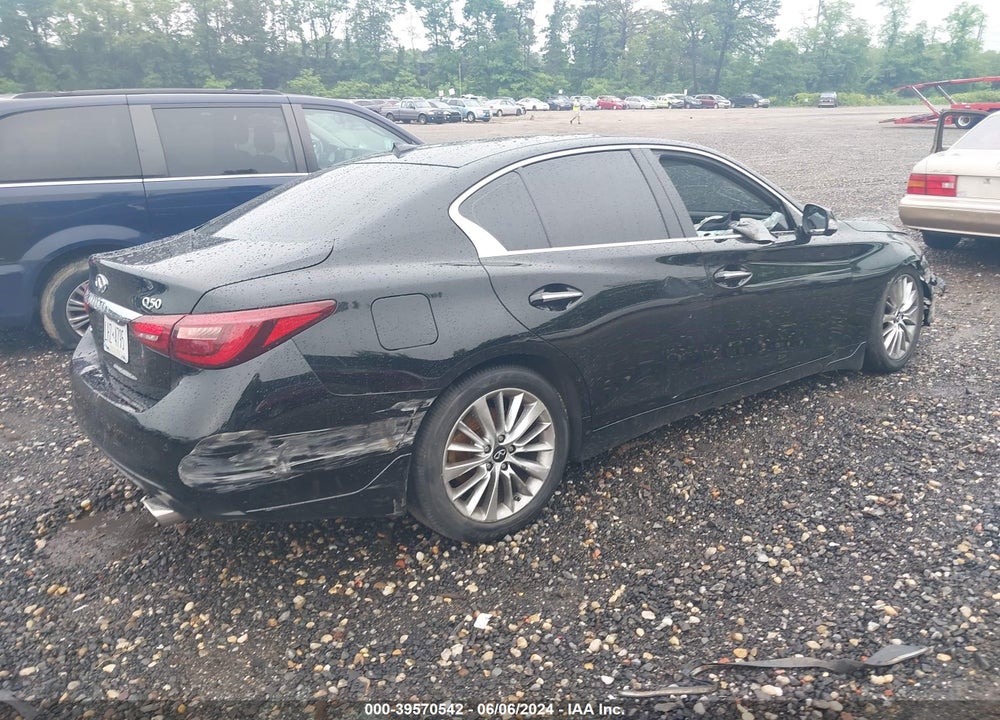 2021 INFINITI Q50 LUXE AWD VIN: JN1EV7BRXMM752656