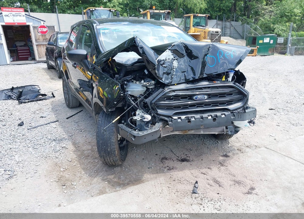 2022 FORD ECOSPORT S VIN: MAJ6S3FL3NC474835