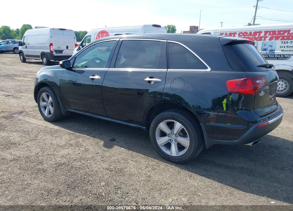 2013 ACURA MDX TECHNOLOGY PACKAGE VIN: 2HNYD2H32DH520956