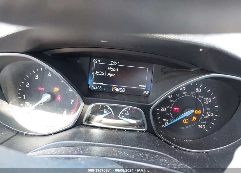 2018 FORD FOCUS SEL VIN: 1FADP3M22JL314796