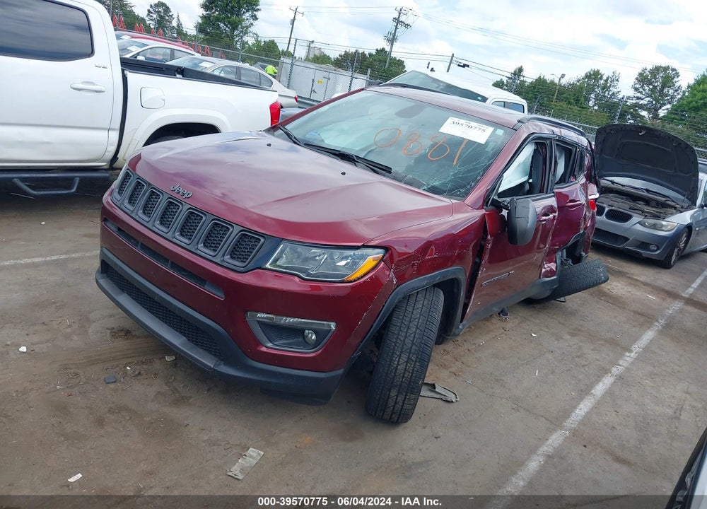 2021 JEEP COMPASS 80TH ANNIVERSARY FWD VIN: 3C4NJCEB2MT570881