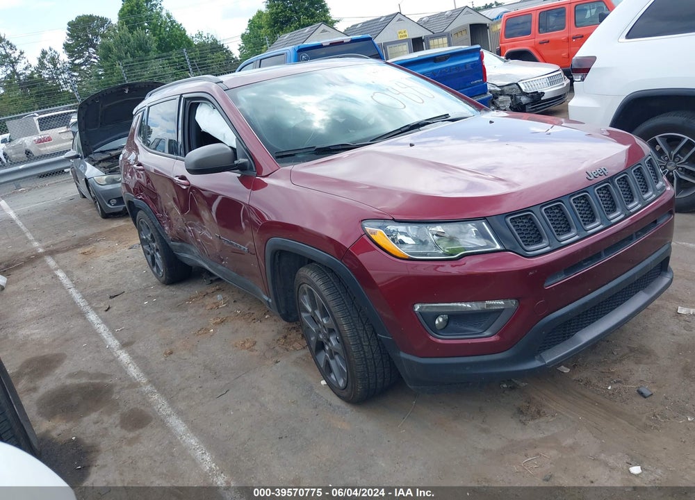 2021 JEEP COMPASS 80TH ANNIVERSARY FWD VIN: 3C4NJCEB2MT570881