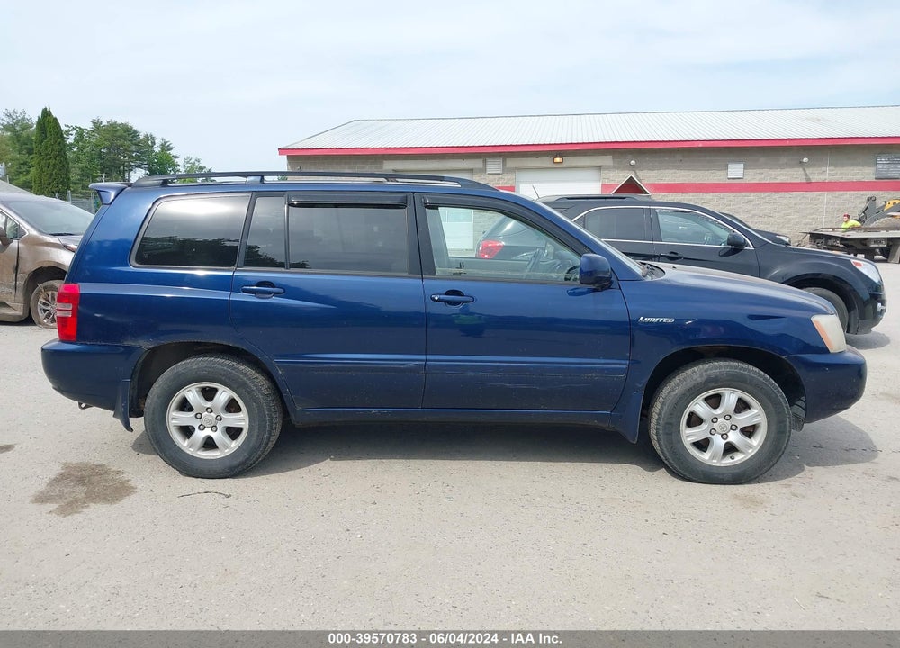 2002 TOYOTA HIGHLANDER LIMITED V6 VIN: JTEHF21A320060213