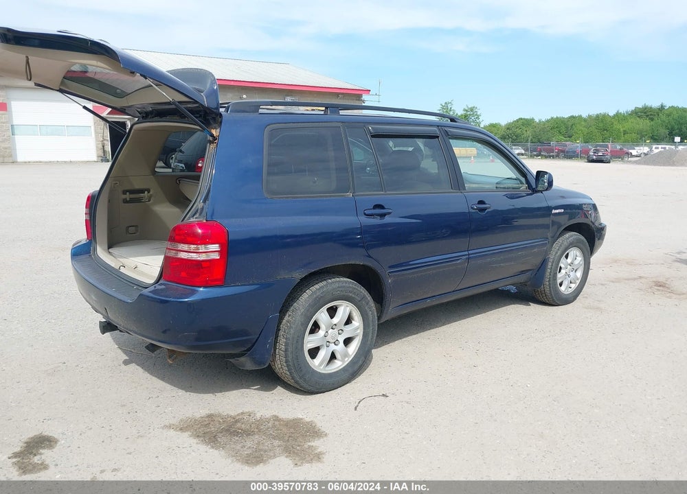 2002 TOYOTA HIGHLANDER LIMITED V6 VIN: JTEHF21A320060213