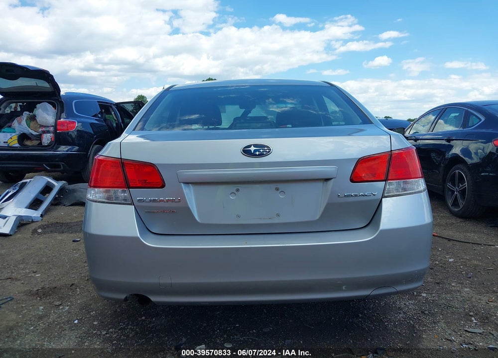 2012 SUBARU LEGACY 2.5I VIN: 4S3BMCA67C3004910