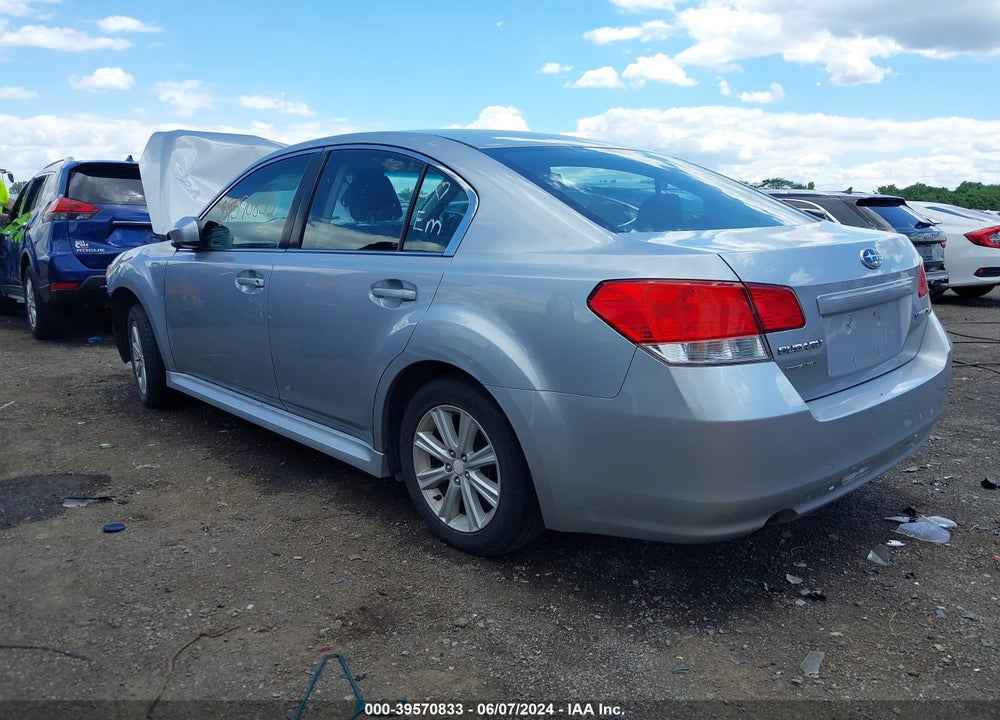 2012 SUBARU LEGACY 2.5I VIN: 4S3BMCA67C3004910