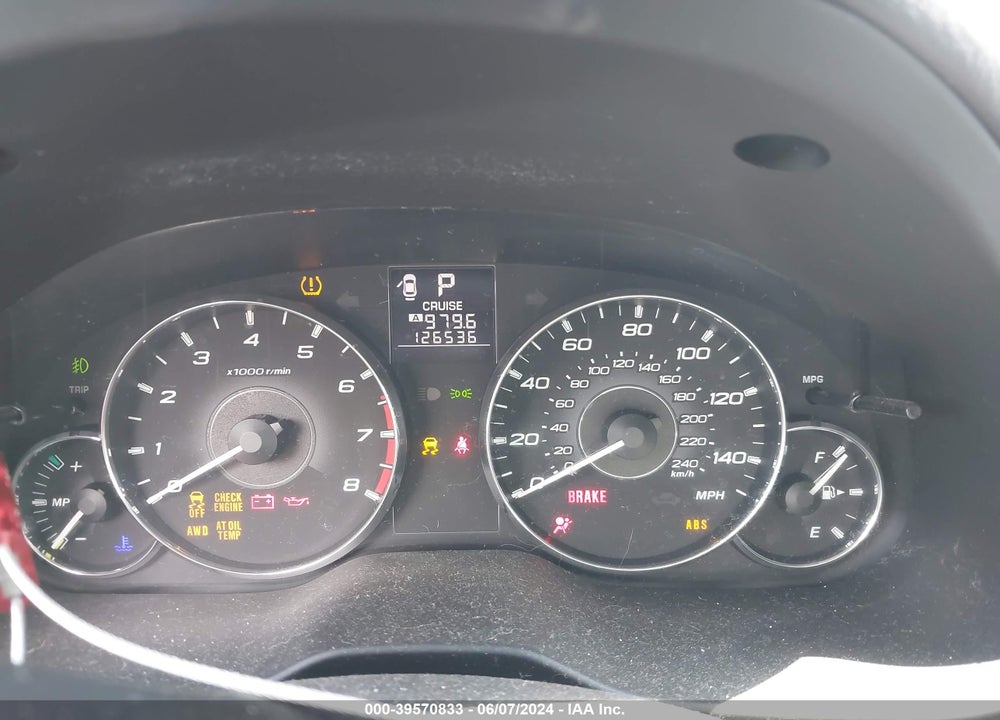 2012 SUBARU LEGACY 2.5I VIN: 4S3BMCA67C3004910