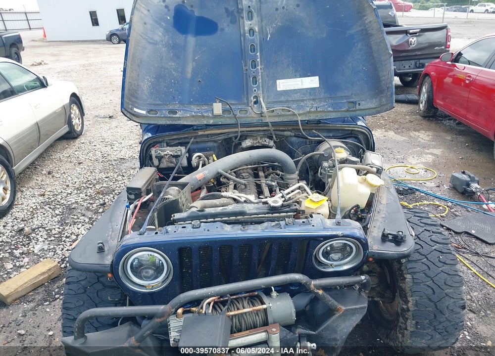 2002 JEEP WRANGLER X VIN: 1J4FA39S02P731691