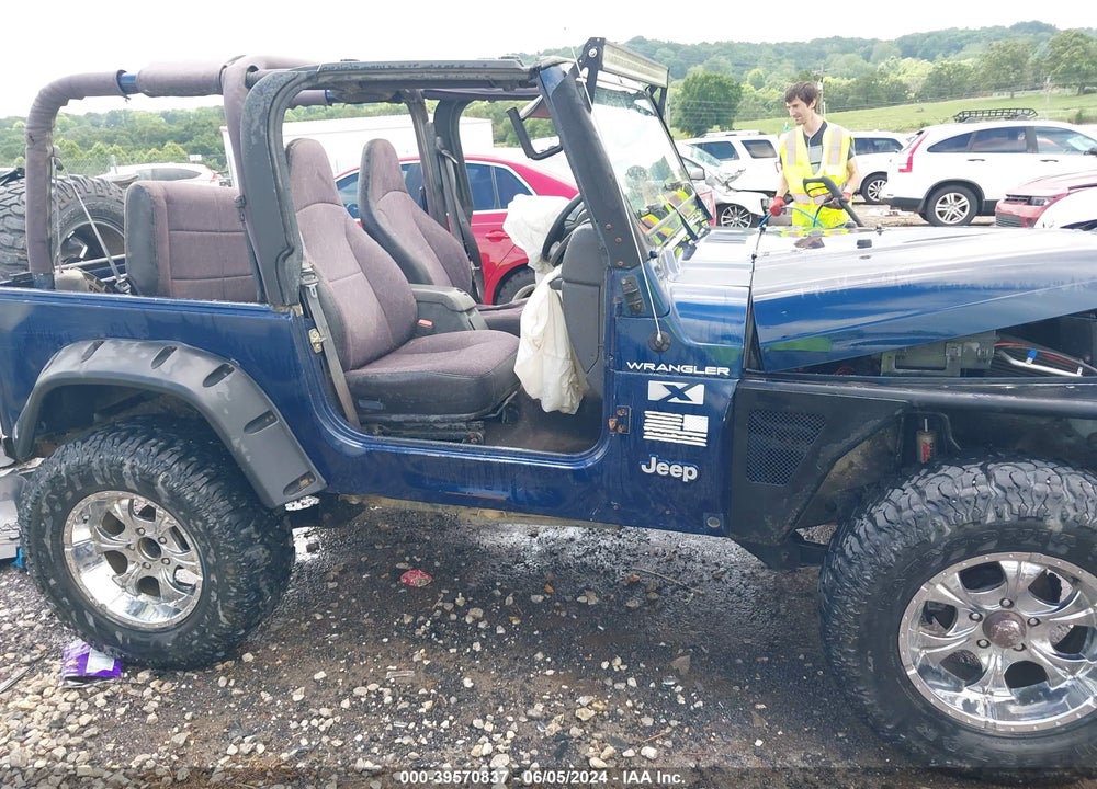 2002 JEEP WRANGLER X VIN: 1J4FA39S02P731691