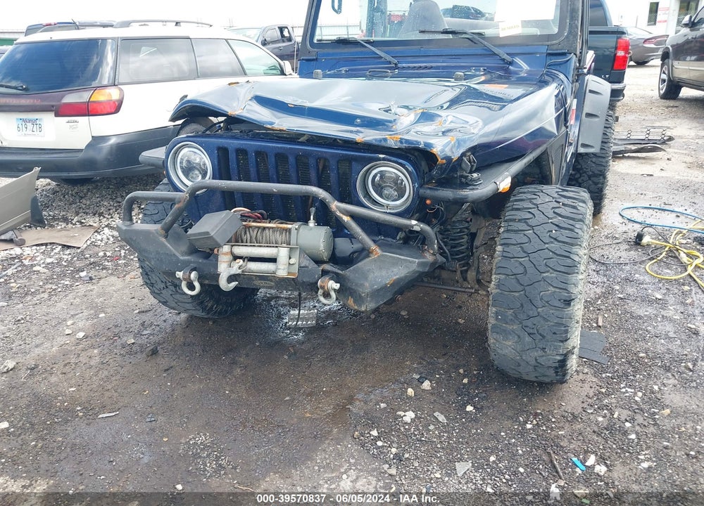 2002 JEEP WRANGLER X VIN: 1J4FA39S02P731691