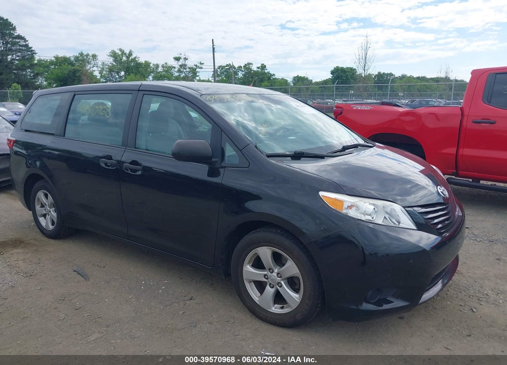 2015 TOYOTA SIENNA L 7 PASSENGER VIN: 5TDZK3DC8FS660607
