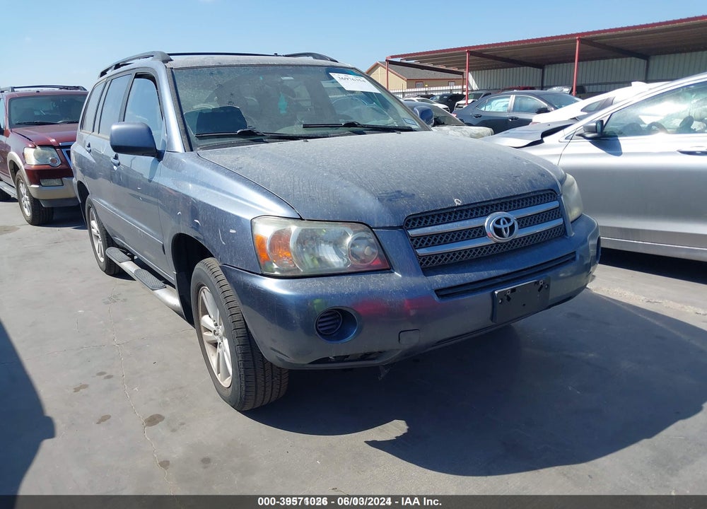2006 TOYOTA HIGHLANDER HYBRID V6 VIN: JTEDW21A360007600